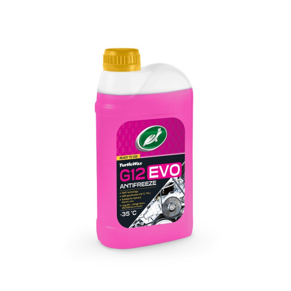 TURTLE WAX Antifreeze G12 EVO -35°C, kylvätska, 1 l
