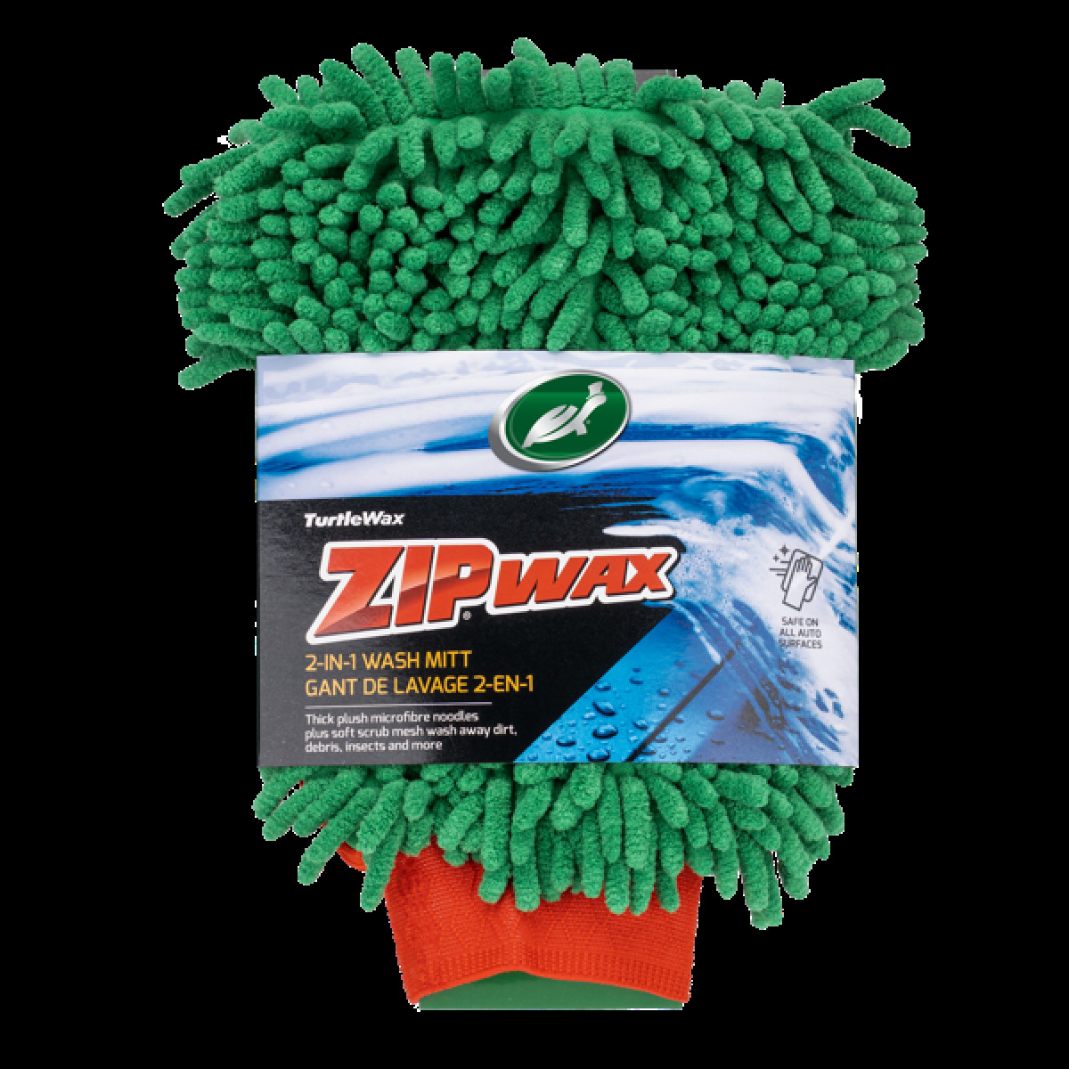TURTLE WAX Zip Wax, Dubbelsidig Tvättvante