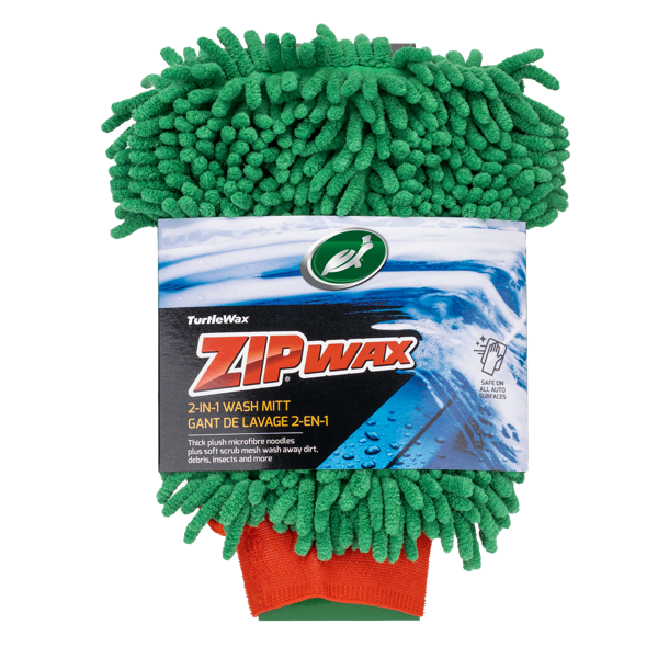 TURTLE WAX Zip Wax, Dubbelsidig Tvättvante TURTLE WAX Zip Wax, Dubbelsidig Tvättvante