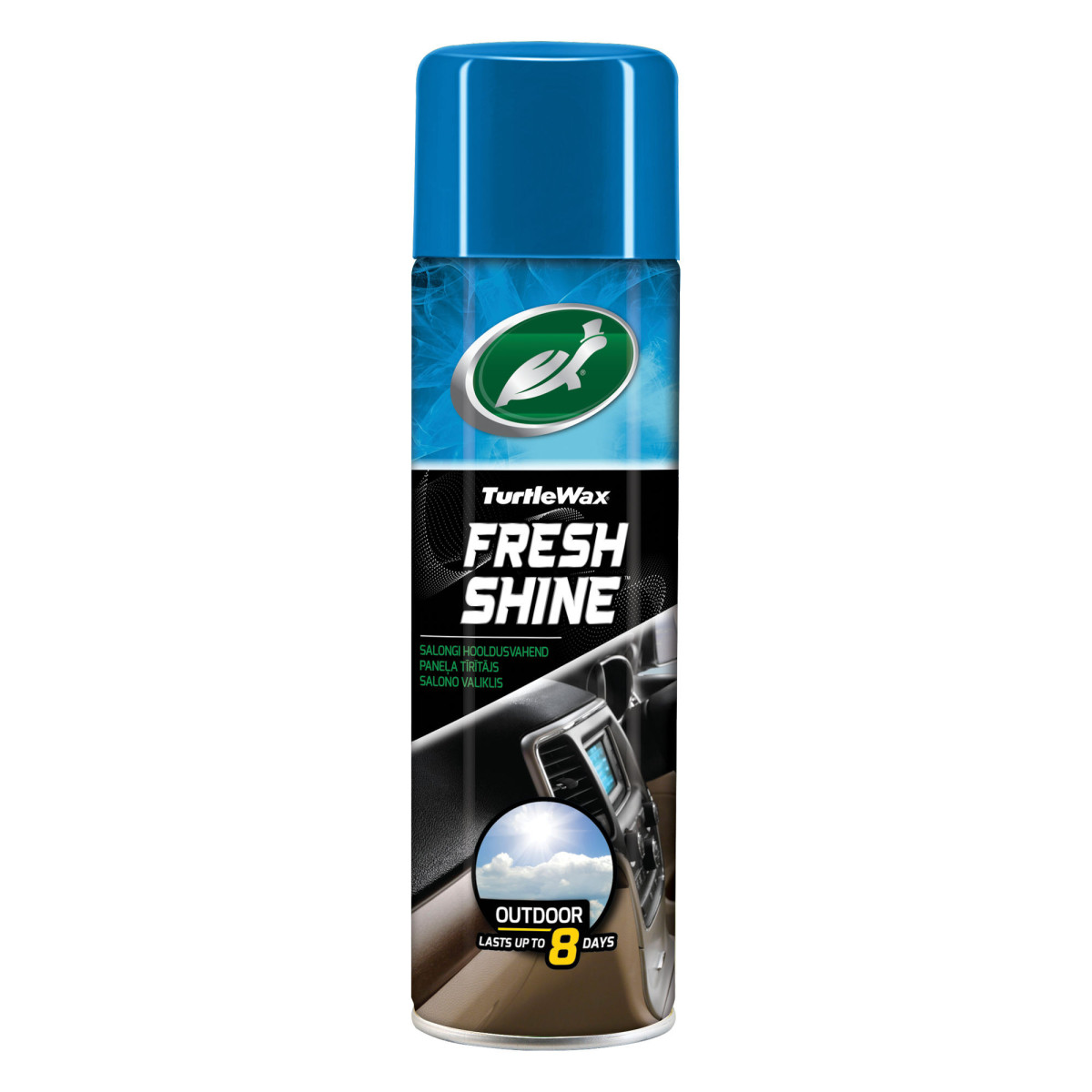 TURTLE WAX Fresh Shine Outdoor, inomhuspolering av plast, 500 ml TURTLE WAX Fresh Shine Outdoor, inomhuspolering av plast, 500 ml