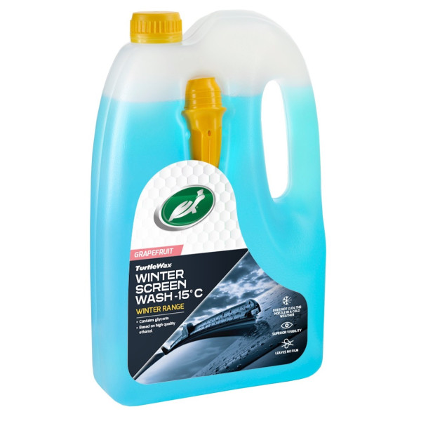TURTLE WAX Windscreen Washer Fluid -15°C, vindrutespolarvätska, 4 l