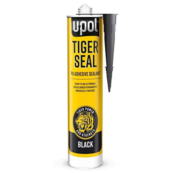 Tiger Seal PU Adhesive & Sealant Black, tätningsmedel, svart, 310 ml
