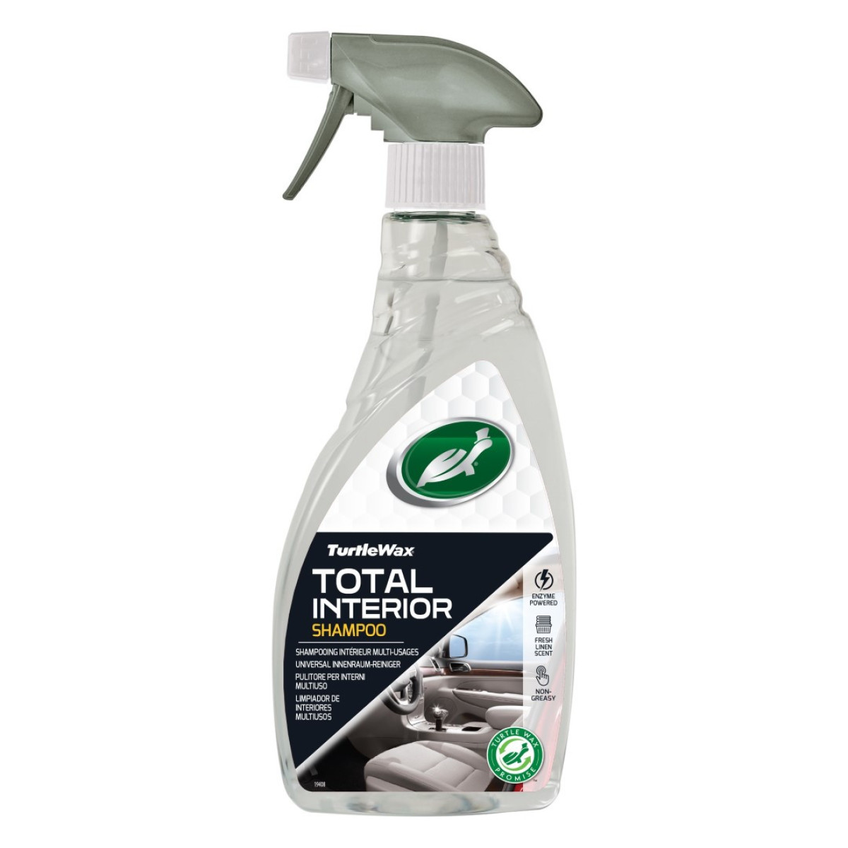 TURTLE WAX Total interior shampoo, interiörrengöring, 500 ml