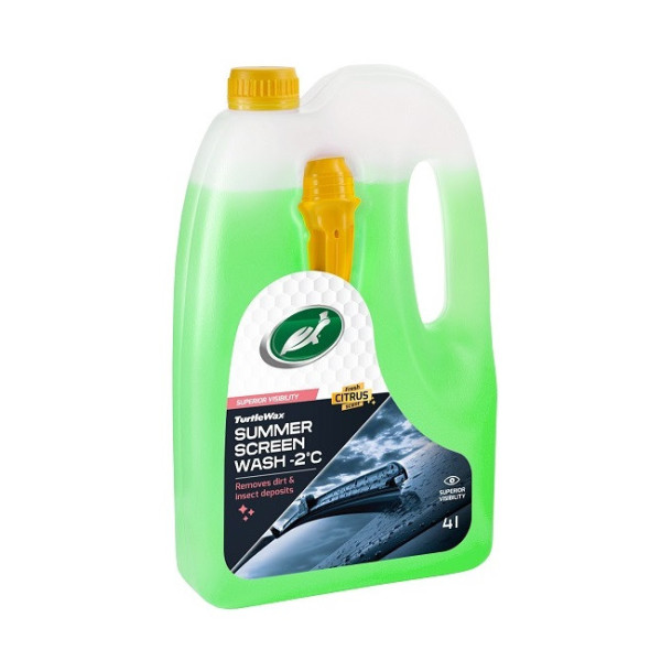 TURTLE WAX Windscreen Washer Fluid -2°C, vindrutespolarvätska, 4 l