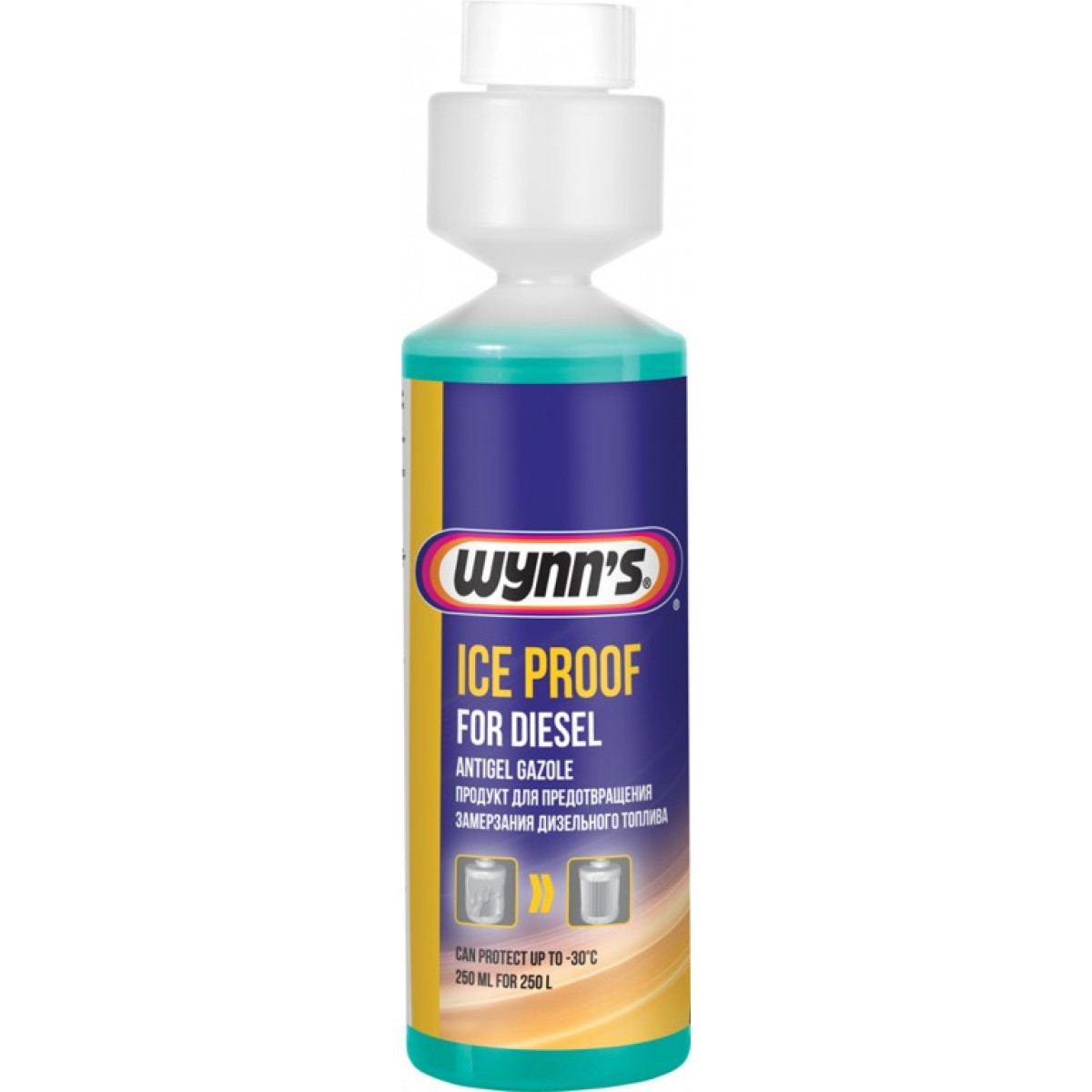 WYNNS Ice Proof For Diesel, dieseltillsats mot kristallisering, 250 ml