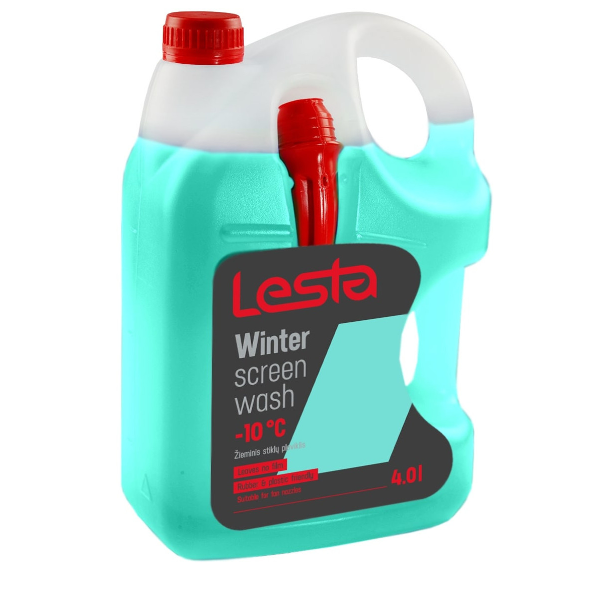 LESTA Windscreen Washer Fluid -10°C, vindrutespolarvätska, 4 l