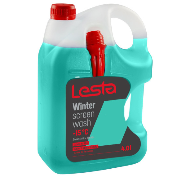 LESTA Windscreen Washer Fluid -15°C, vindrutespolarvätska, 4 L