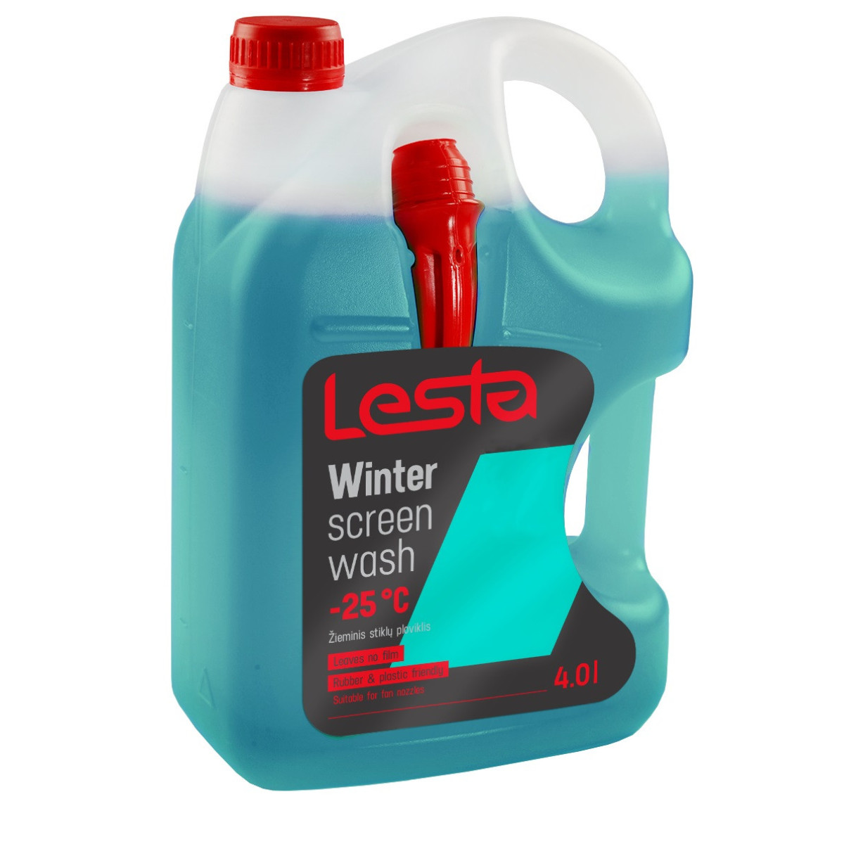 LESTA Windscreen Washer Fluid -25°C, vindrutespolarvätska, 4l