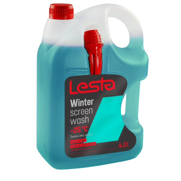 LESTA Windscreen Washer Fluid -25°C, vindrutespolarvätska, 4l