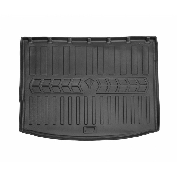 Gummi bagagerumsmatta SEAT Leon III 5F 2012-2020 (halvkombi / den nedre delen / justerbar grindys)