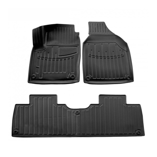 3D gummimattor SEAT Alhambra I 7M 1996-2010, 3 pc. / svart / 5024373 / högre kanter