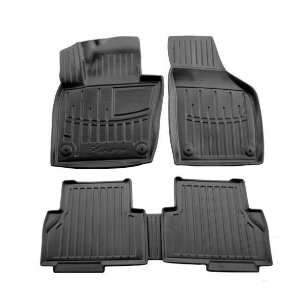 3D gummimattor SEAT Alhambra II 7N 2010-2020, 5 pc. / svart / 5024365 / högre kanter