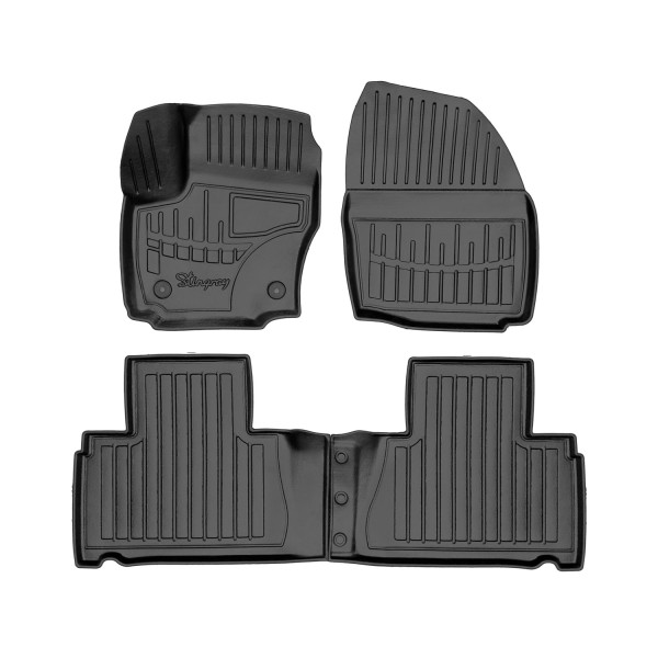 Gummimattor Ford S-Max 2011-2014 (round clips)