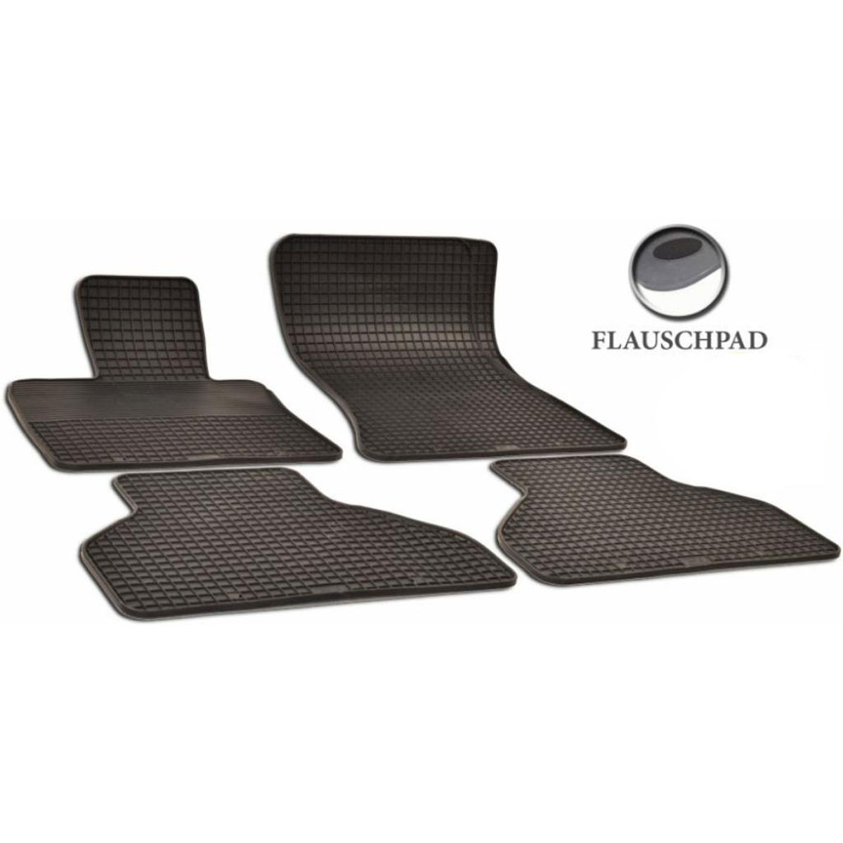 Gummimattor BMW X5 (E70, FL clips) 2007-2013,
