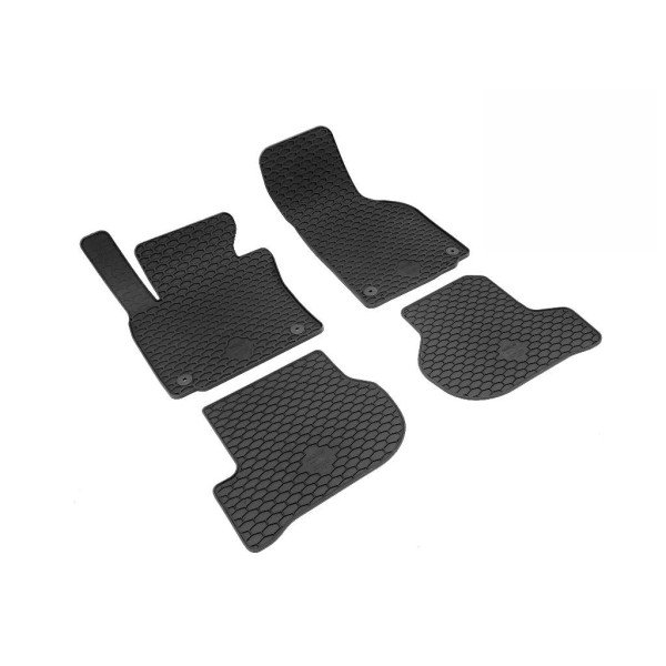 Gummimattor SKODA Octavia II 2004-2013 , round clips)