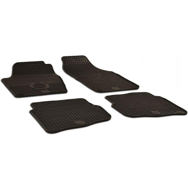 Gummimattor Volkswagen Polo (Oval clips) 2001-2009,