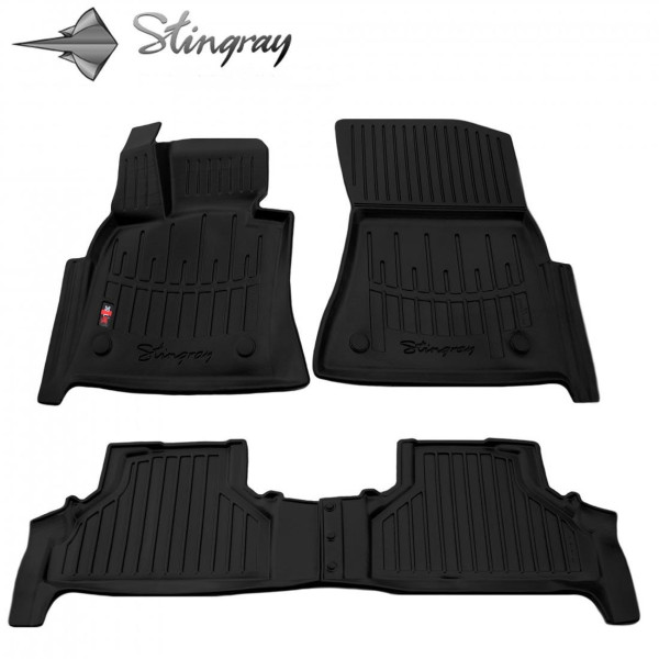 3D gummimattor BMW X5 E70 2006-2013, 4 st / svart / 5027034 / högre kanter