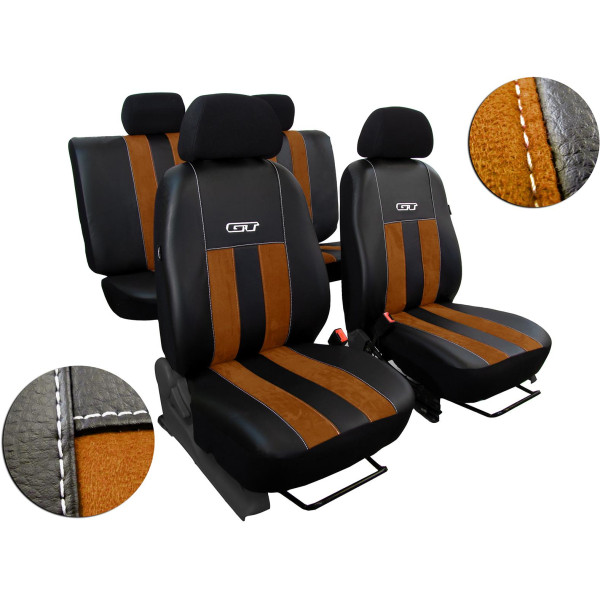 Universella “GT” sätesöverdrag (eco-läder med alcantara)