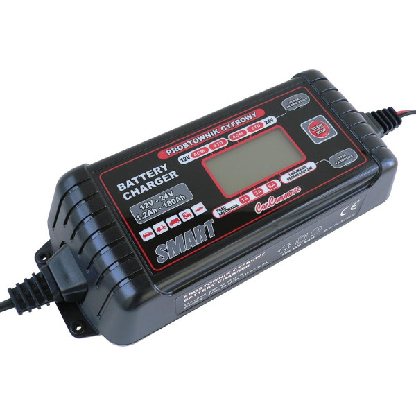 Automatisk digital batteriladdare SMART NC-SC6E 12V-24V 1A/3A/6A 42909