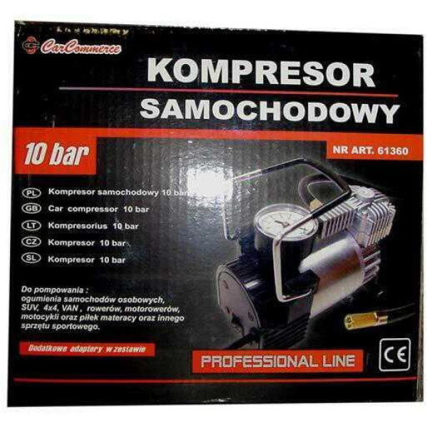 Billuftkompressor 12V 10 bar 61360