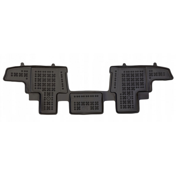 Gummimattor Renault Trafic III från 2021 (2 säten, With floor air vents, doors opening on both sides, fixed (non-sliding) seats)