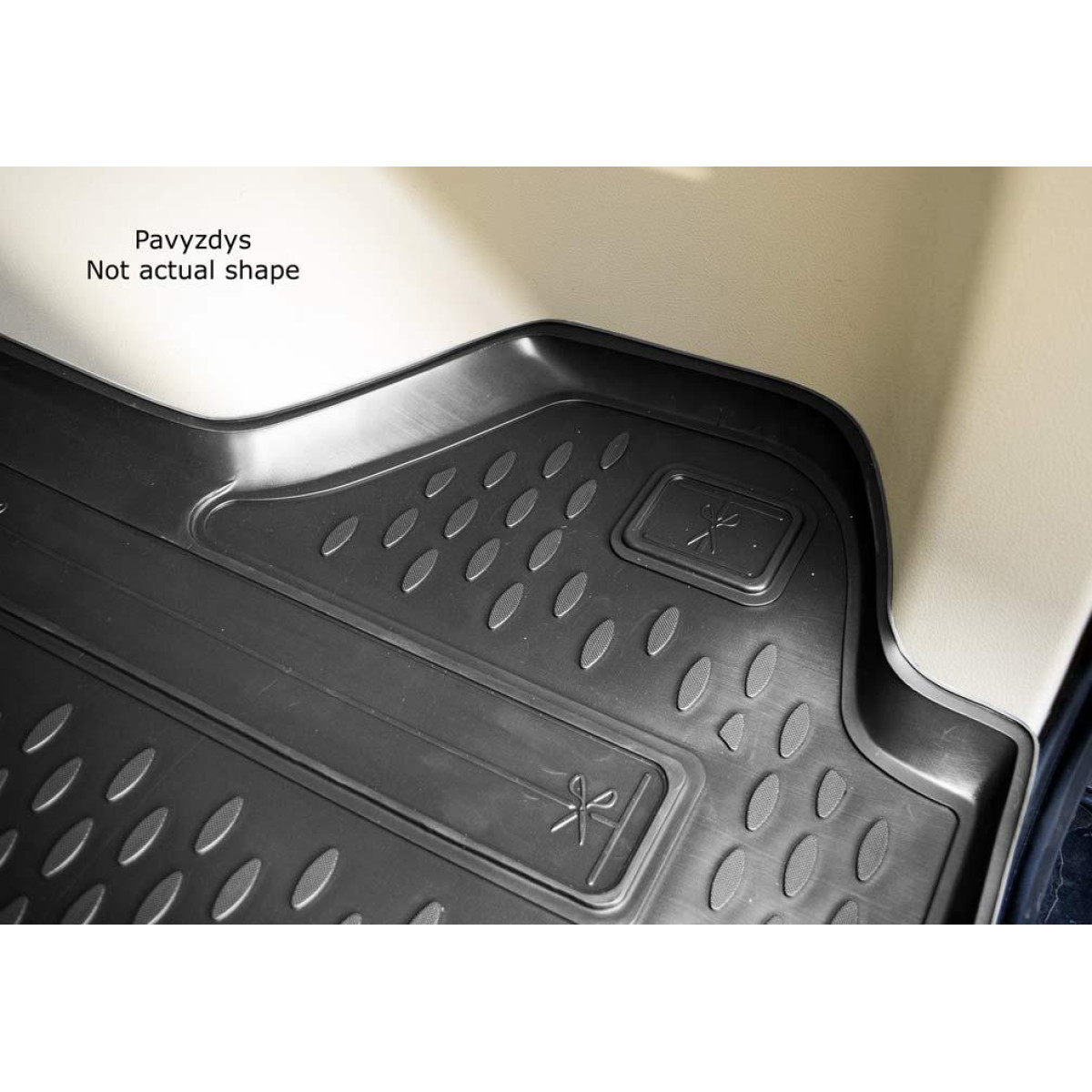 Gummi 3D bagagerumsmatta SUBARU Outback från 2015 universal / högre kanter Gummi 3D bagagerumsmatta SUBARU Outback från 2015 universal / högre kanter