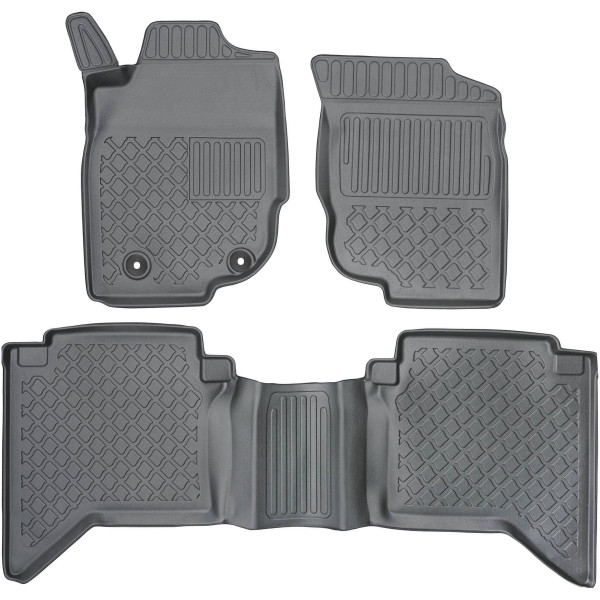 Bil golvmattor Toyota Hilux 4 dörrar 2005-2015