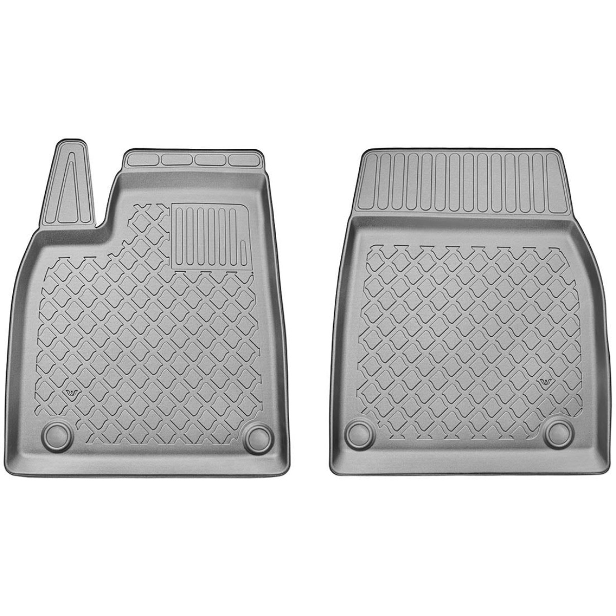 Bil golvmattor Tesla Model X från 2021 (främre, 5/6/7 platser)