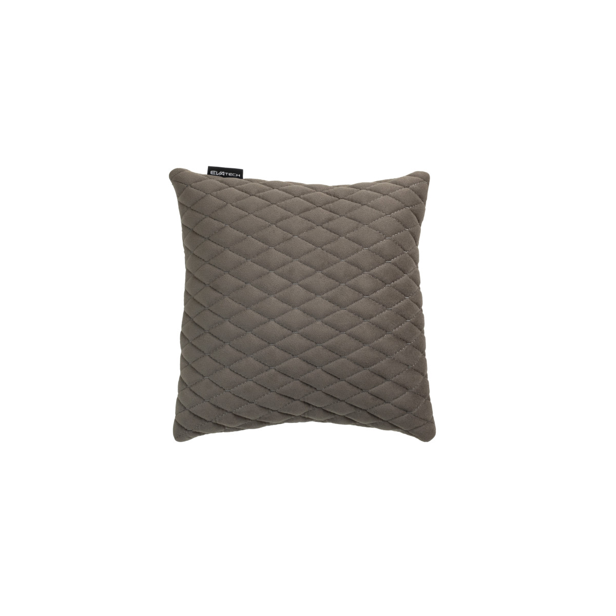 EVAtech Bilkudde 30x30 cm - svart / svarta sömmar