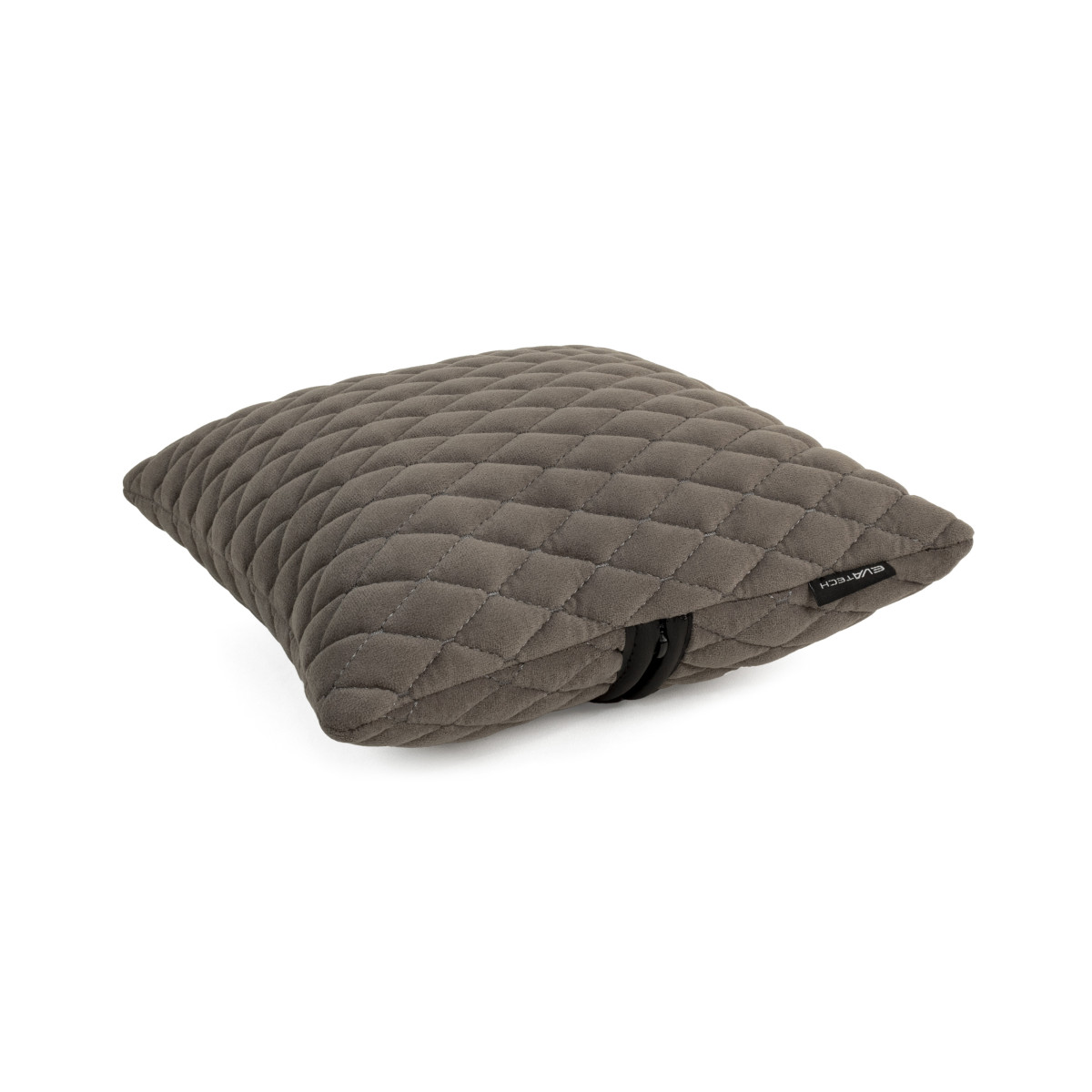 EVAtech Bilkudde 30x30 cm - svart / svarta sömmar