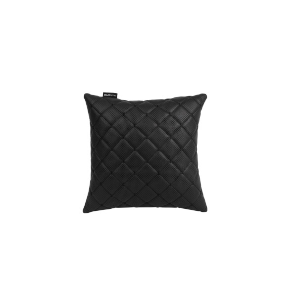 EVAtech ECO Bilkudde 30x30 cm - svart / svarta sömmar