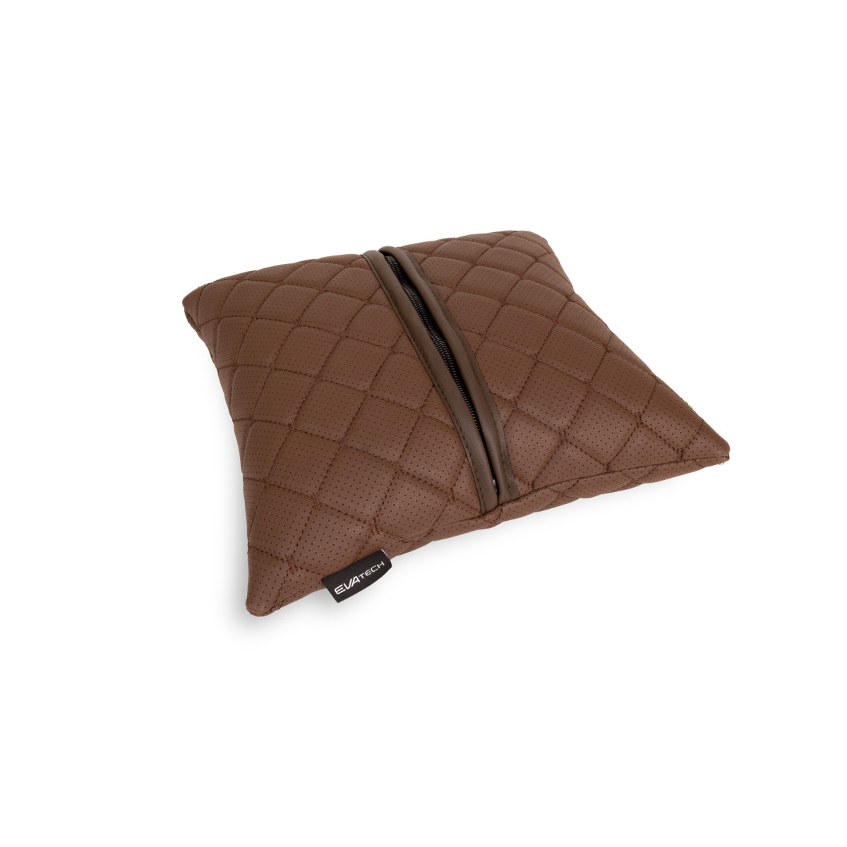 EVAtech ECO Bilkudde 30x30 cm - brun / bruna sömmar EVAtech ECO Bilkudde 30x30 cm - brun / bruna sömmar