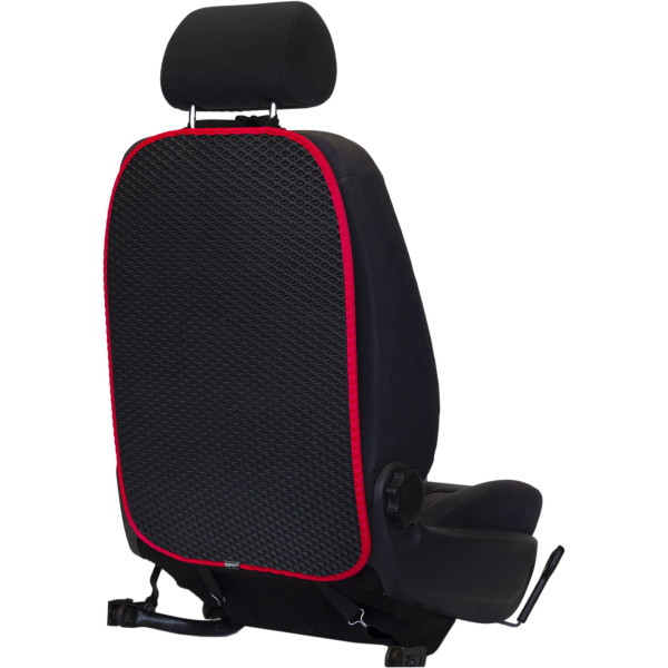 EVAtech Barnsitsens Ryggskydd 68x46 cm - svart / röda kanter