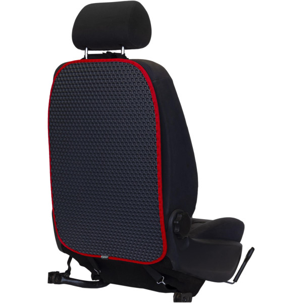 EVAtech Barnsitsens Ryggskydd 68x46 cm - grå / röda kanter