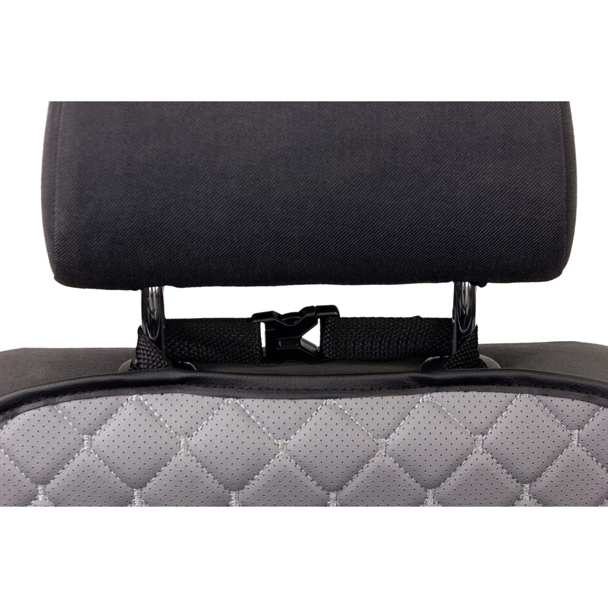 EVAtech ECO Barnsäkerhetsskydd för Bilens Sittbaksida 75x46 cm - grå / svarta kanter / grå sömmar EVAtech ECO Barnsäkerhetsskydd för Bilens Sittbaksida 75x46 cm - grå / svarta kanter / grå sömmar