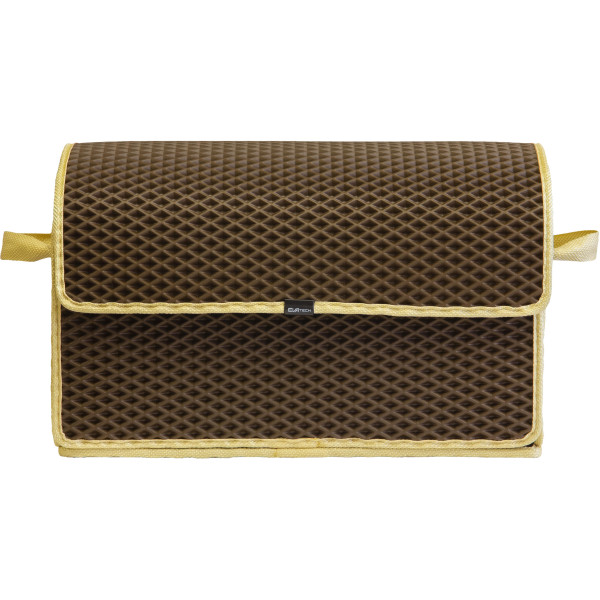 EVAtech Bagageorganisatör 30x49x25 cm - brun / sandfärgade kanter