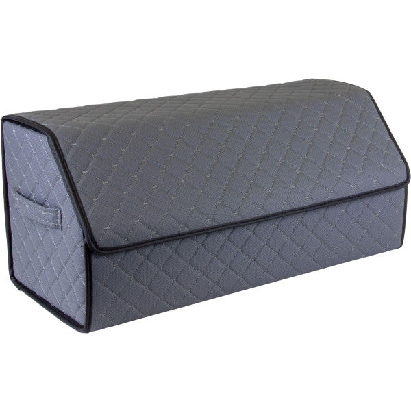 EVAtech Bagageorganisatör ECO L 30x30x65 cm - grå / svarta kanter / grå sömmar / svart inre