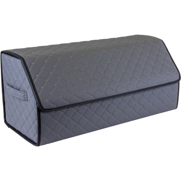 EVAtech Bagageorganisatör ECO L 30x30x65 cm - grå / svarta kanter / grå sömmar / rött inre