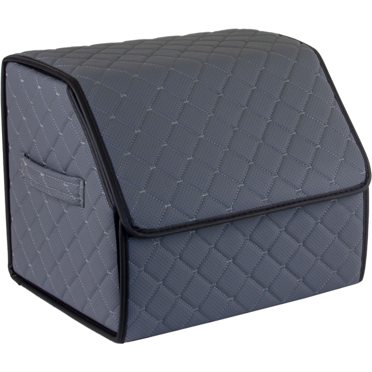 EVAtech Bagageorganisatör ECO S 30x30x35 cm - grå / svarta kanter / grå sömmar / svart inre