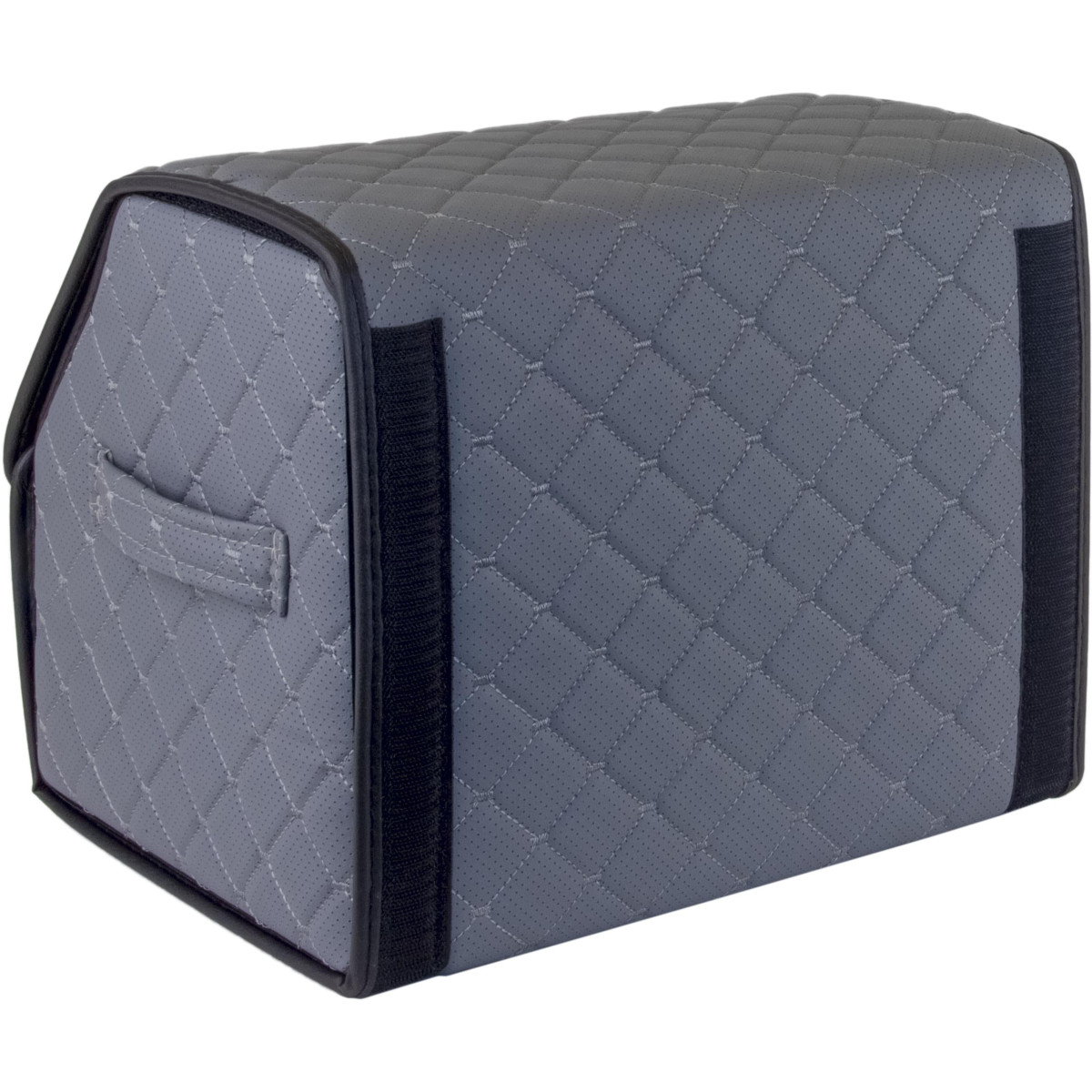 EVAtech Bagageorganisatör ECO S 30x30x35 cm - grå / svarta kanter / grå sömmar / svart inre