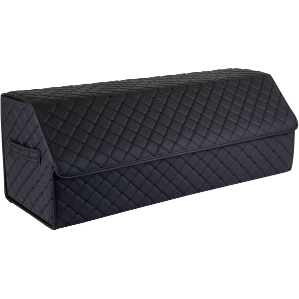 EVAtech Bagageorganisatör ECO XL 30x30x80 cm - svart / svarta kanter / svarta sömmar / rött inre