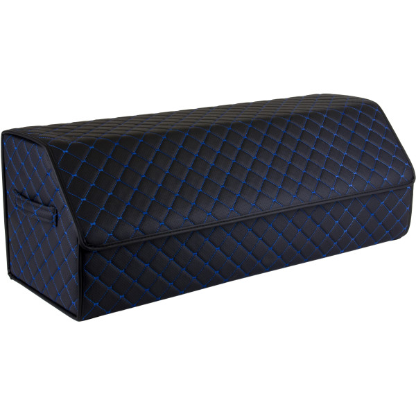 EVAtech Bagageorganisatör ECO XL 30x30x80 cm - svart / svarta kanter / blå sömmar / rött inre