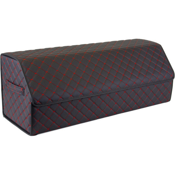 EVAtech Bagageorganisatör EVAtech ECO XL 30x30x80 cm - svart / svarta kanter / röda sömmar / rött inre