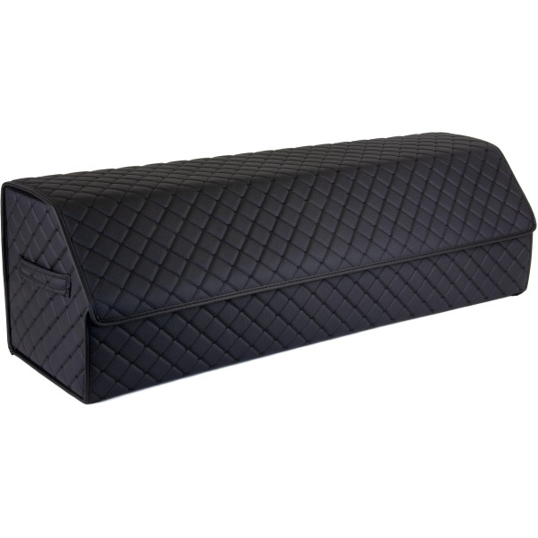 EVAtech Bagageorganisatör ECO XXL 30x30x100 cm - svart / svarta kanter / svarta sömmar / rött inre
