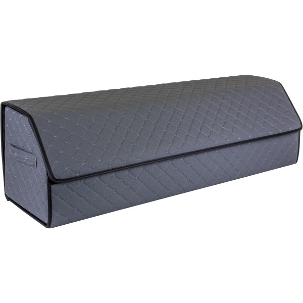 EVAtech Bagageorganisatör ECO XXL 30x30x100 cm - grå / svarta kanter / grå sömmar / rött inre