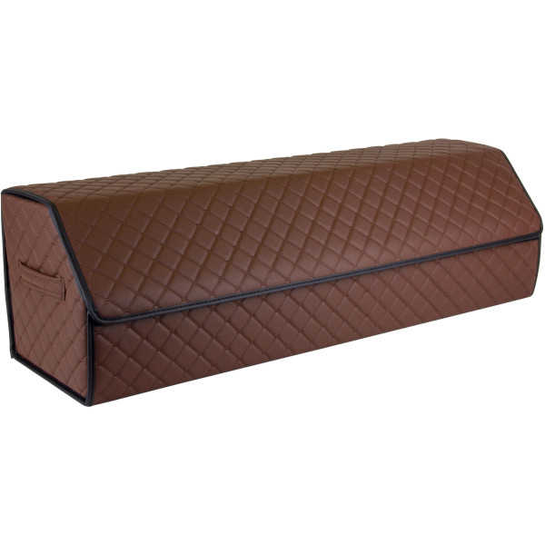 EVAtech Bagageorganisatör ECO XXL 30x30x100 cm - brun / svarta kanter / bruna sömmar / svart inre