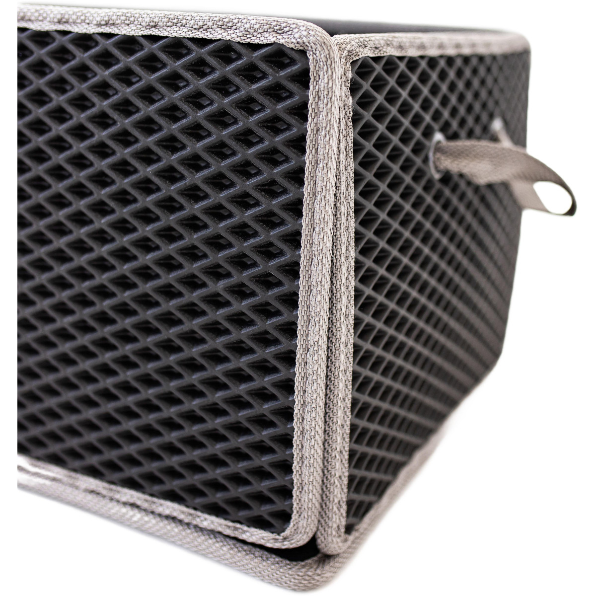 EVAtech Bagageorganisatör LightBox 33x50x25 cm - svart / grå kanter EVAtech Bagageorganisatör LightBox 33x50x25 cm - svart / grå kanter