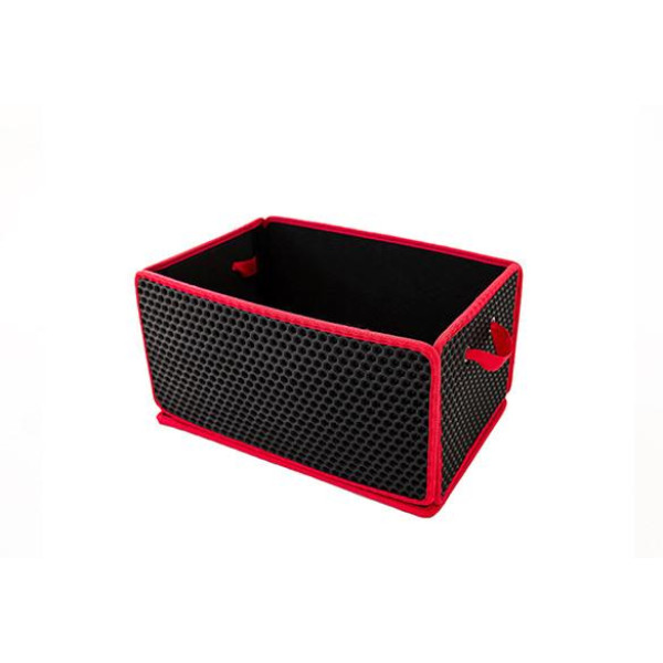 EVAtech Bagageorganisatör LightBox 33x50x25 cm - svart / röda kanter