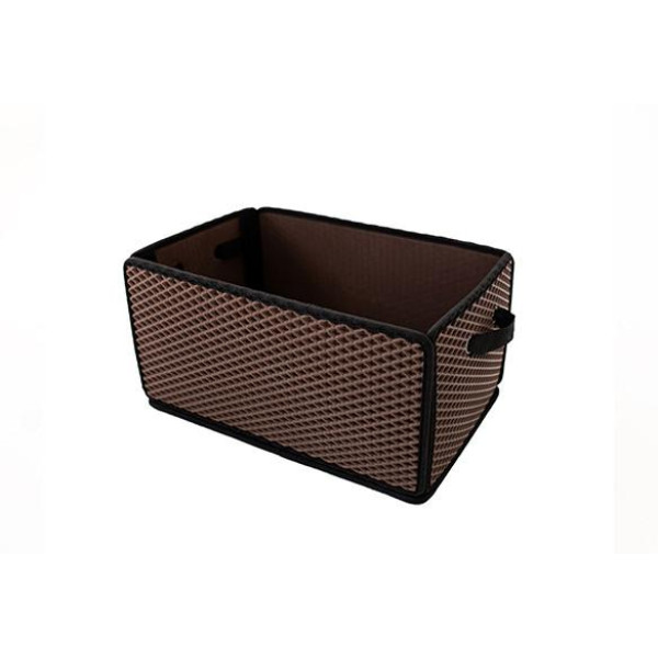 EVAtech Bagageorganisatör LightBox 33x50x25 cm - brun / svarta kanter
