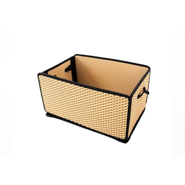 EVAtech Bagageorganisatör LightBox 33x50x25 cm - sandfärgad / svarta kanter